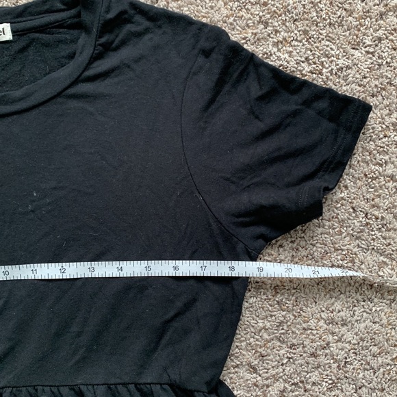 Rachel Crewneck Short Sleeve Elastic Waist Midi Dress - Picture 3 of 9